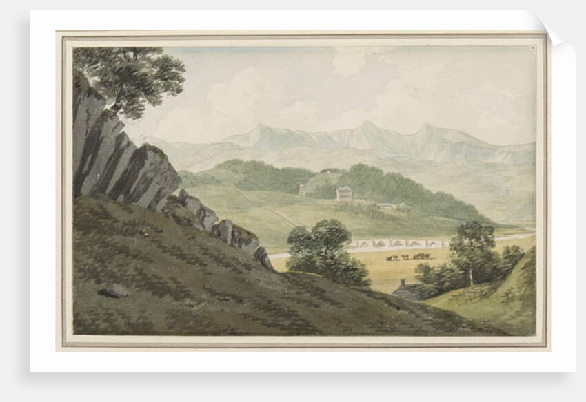 Llanelltyd Bridge over the Maw by John Warwick Smith