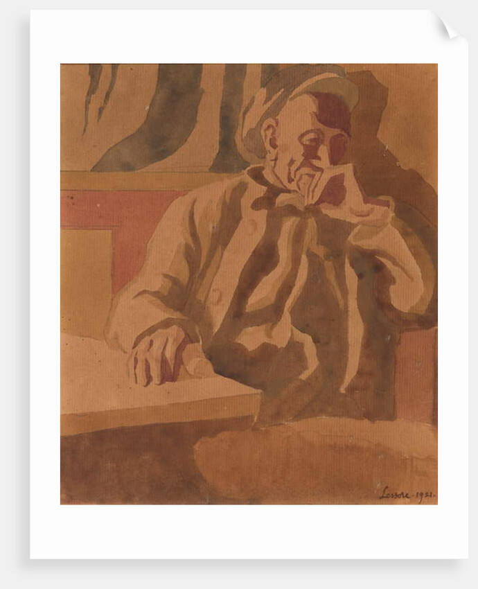 The Thinker, 1921 by Therese Lessore