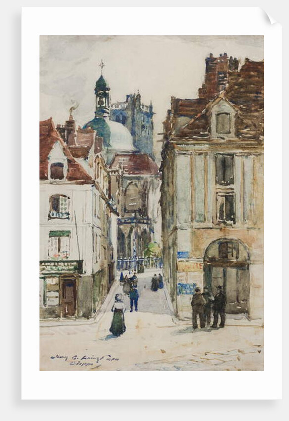 Dieppe, Rue Notre Dame by James Garden Laing