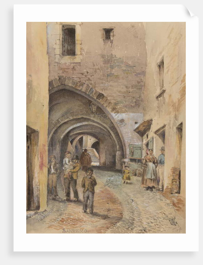 San Remo, 3rd Jan, 1878 by George Douglas Tinling