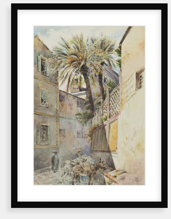 San Remo, 15th January 1878 by George Douglas Tinling