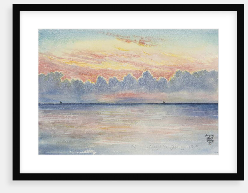 San Remo, 19th January 1878 by George Douglas Tinling