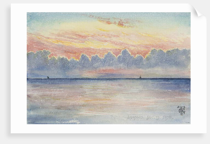 San Remo, 19th January 1878 by George Douglas Tinling