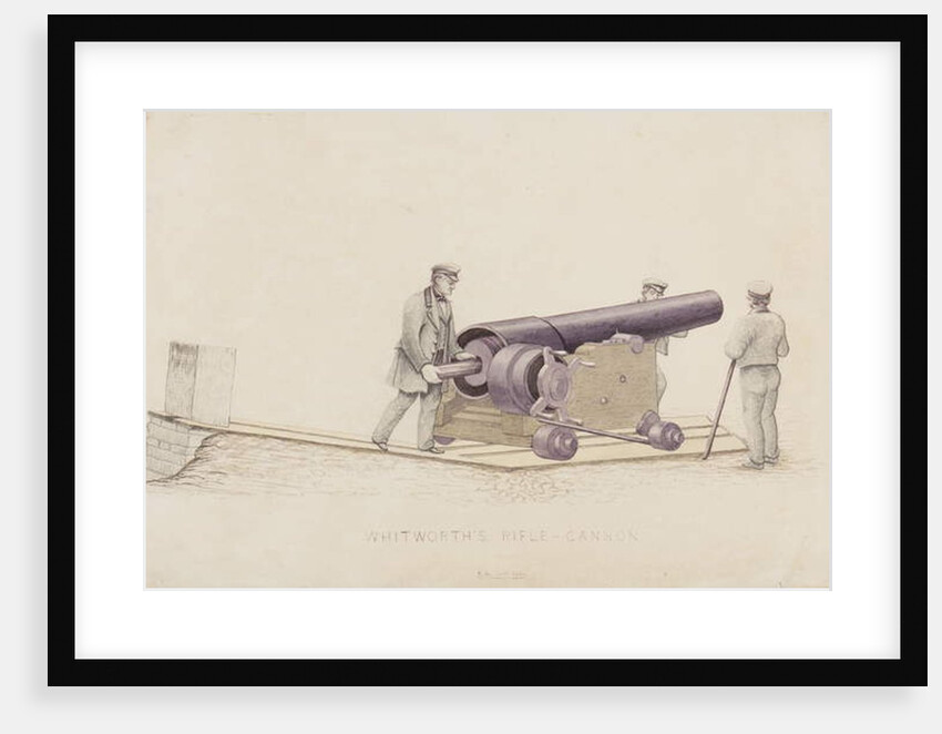 Whitworth's Rifle-Cannon, c.1860 by Unknown Artist