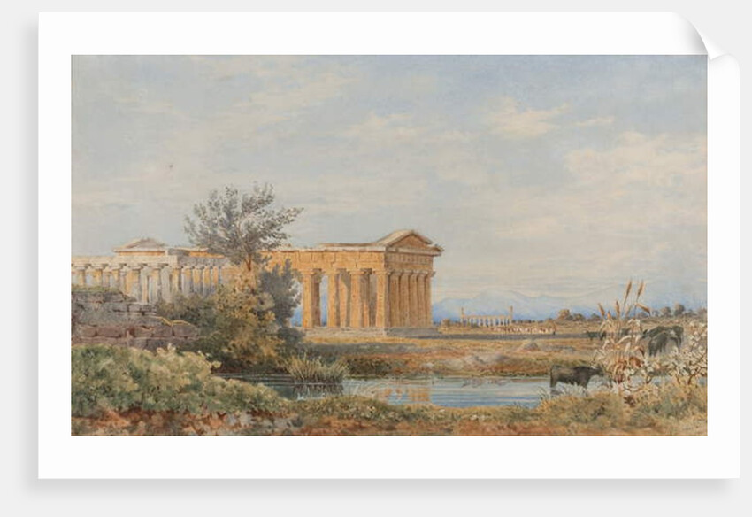 The Temples of Paestum, 1843-44 by Arthur Glennie