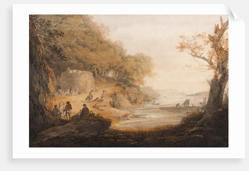 The Lime Kiln at Crabtree opposite to Saltram, Devon by William Payne