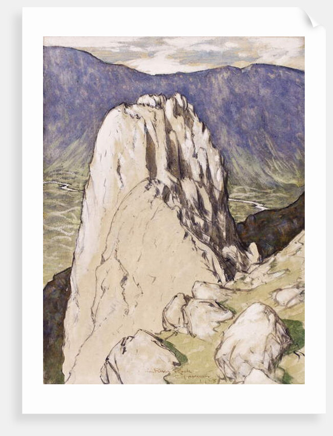 The Pillar Rock, 1928 by Charles Holmes