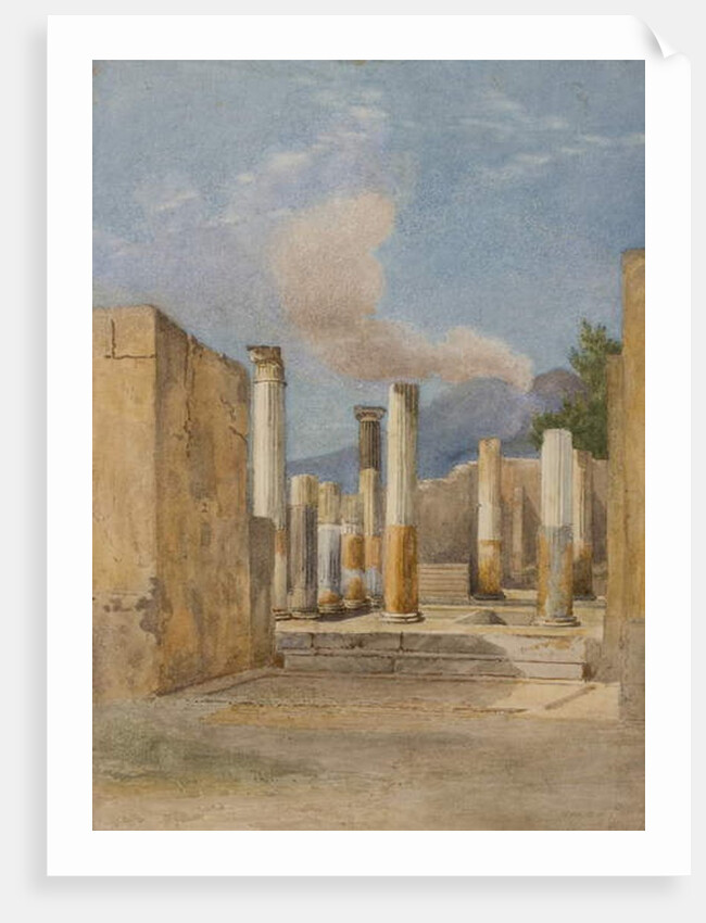 Pompeii: House of Pansa, via delle Terme, 1843/44 by Arthur Glennie