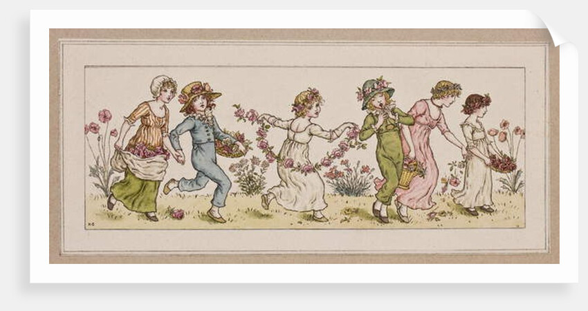 Flowers and music by Kate Greenaway