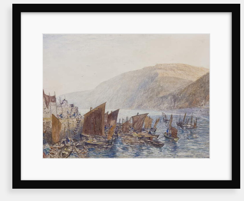 Clovelly Harbour by Alfred William Hunt