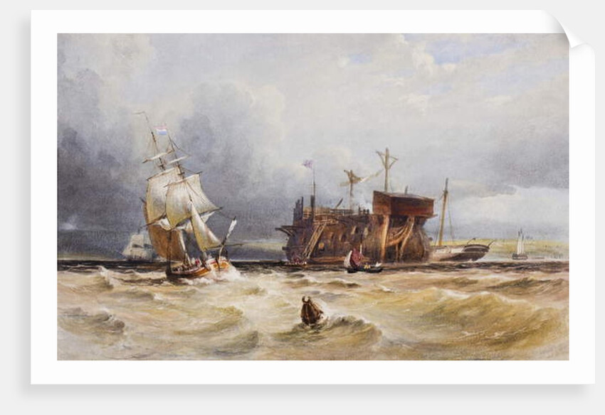 A hulk, c.1850 by European School