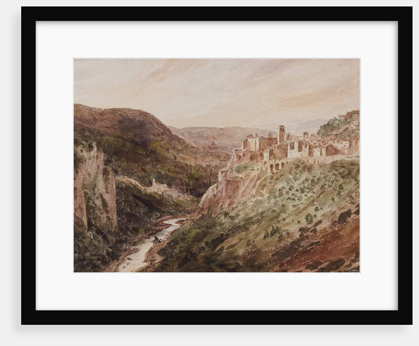 Civita Castellana, 1854 by John Louis Petit