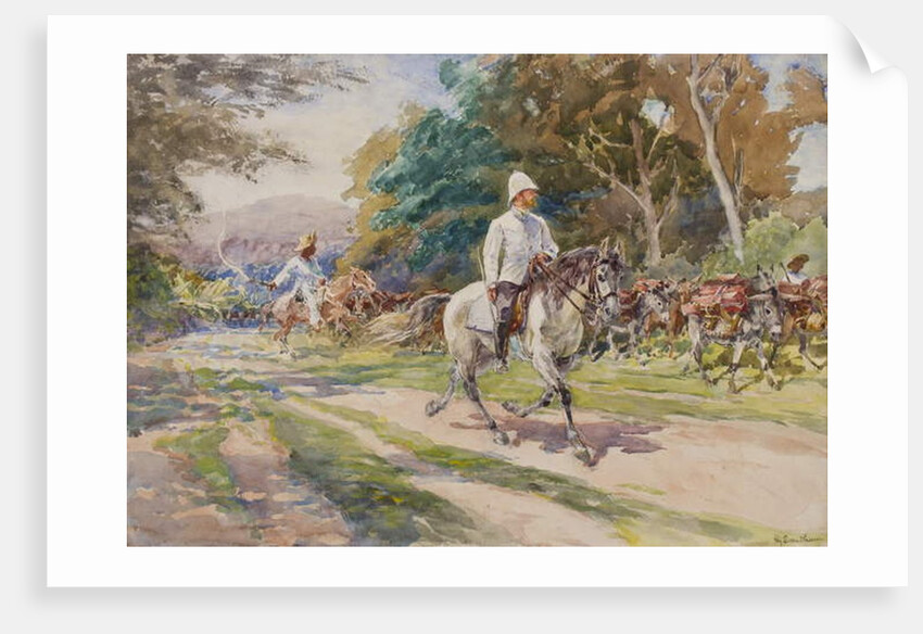 A colonial officer, possibly Haiti, c.1900 by Henry Sandham