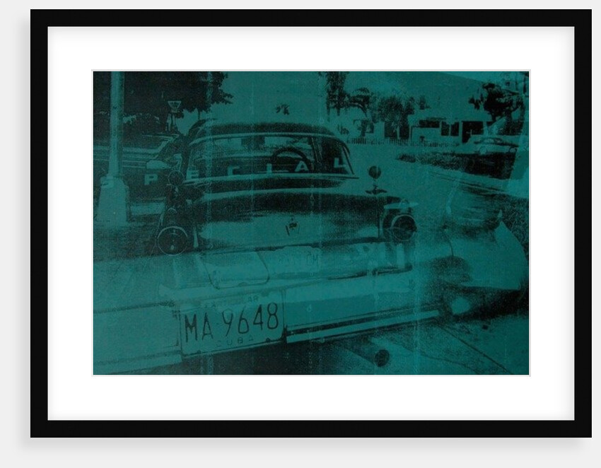 Abstract green car, 2014 by David Studwell