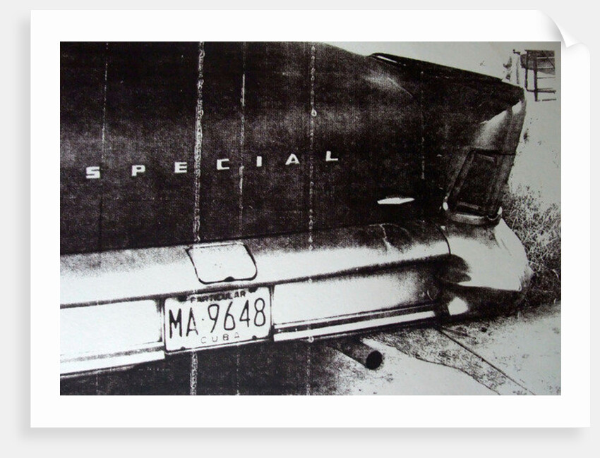 Black and white car, 2014 by David Studwell