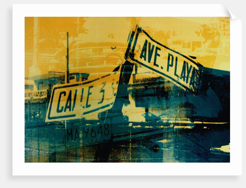 Green and Yellow Street Sign, 2012 by David Studwell