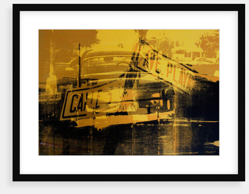 Yellow Car and Street Sign, 201 by David Studwell