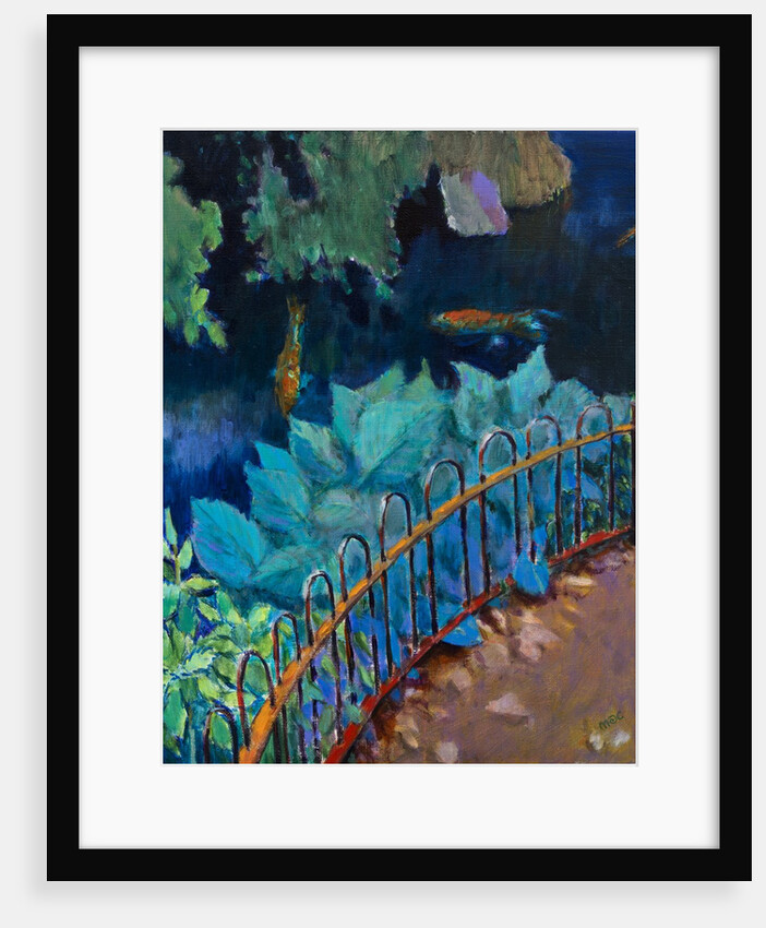 Koi and Hostas, 2012 by Marco Cazzulini