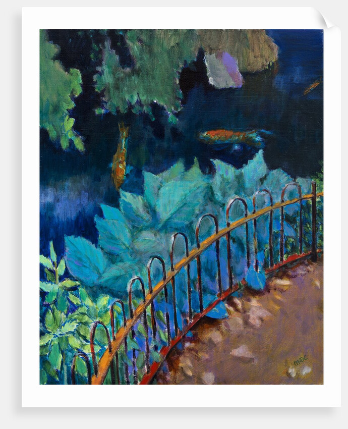 Koi and Hostas, 2012 by Marco Cazzulini