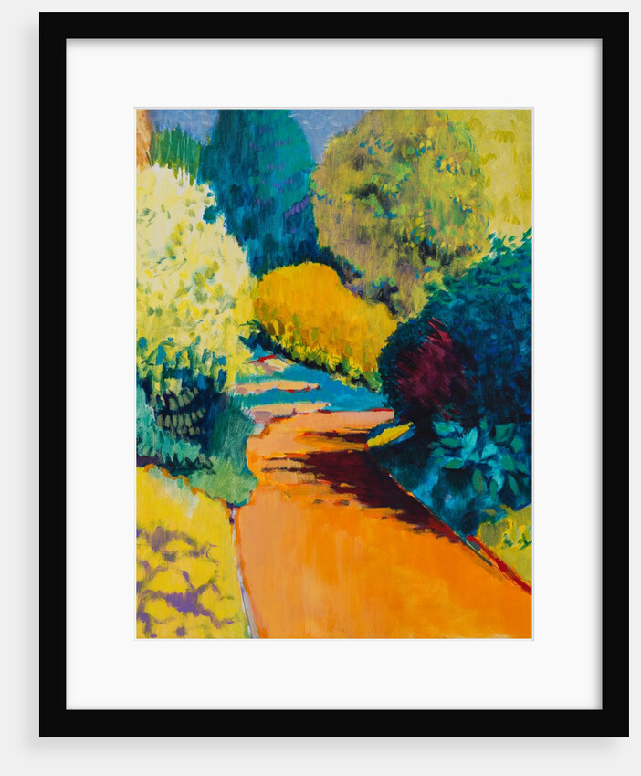 Orange Path by Marco Cazzulini