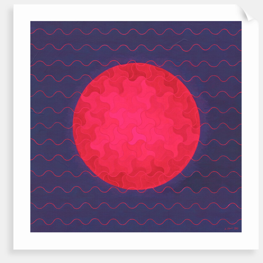 Red Moon, 2021 by Leigh Glover