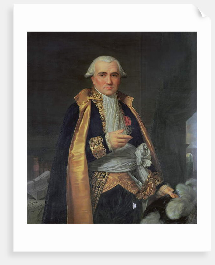 Portrait of Gaspard Monge Count of Peluse, c.1841 by Jean Claude (after) Naigeon