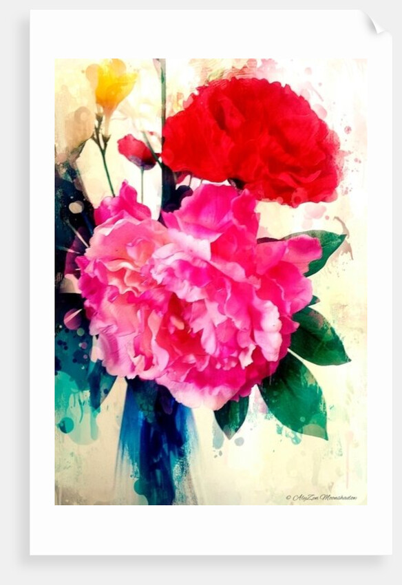 Peony and Poppy, 2014 by AlyZen Moonshadow