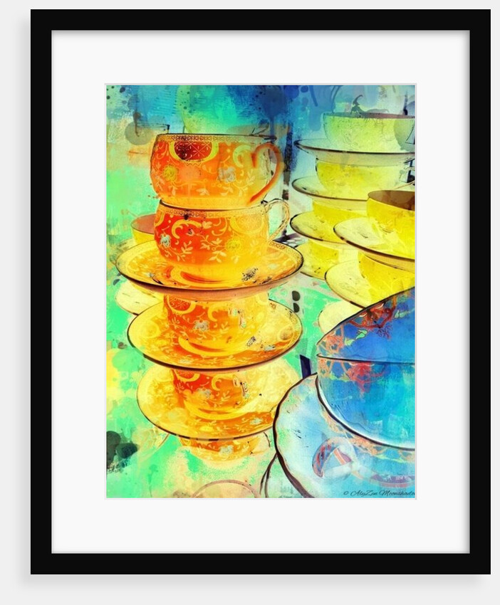 Orange and Gold Stack, 2014 by AlyZen Moonshadow