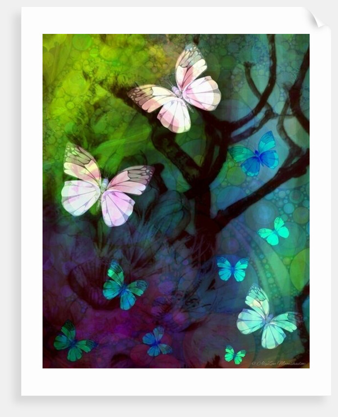 In the Company of Butterflies, 2014 by AlyZen Moonshadow