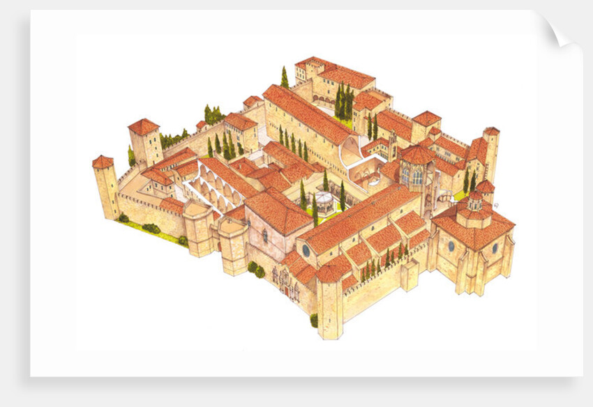 Poblet Monastery. Catalonia, Spain by Fernando Aznar Cenamor