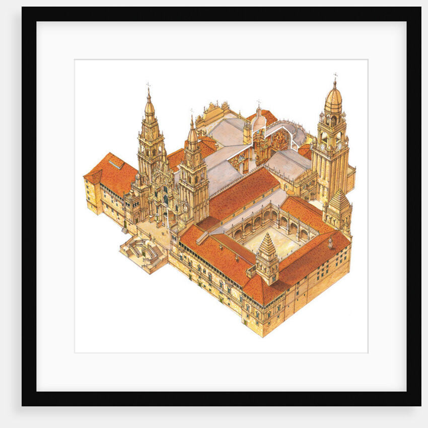 Santiago de Compostela Cathedral. Spain by Fernando Aznar Cenamor
