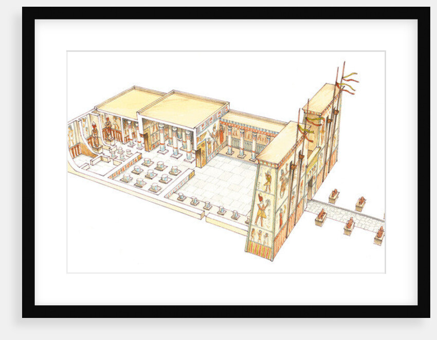 Egyptian Temple by Fernando Aznar Cenamor