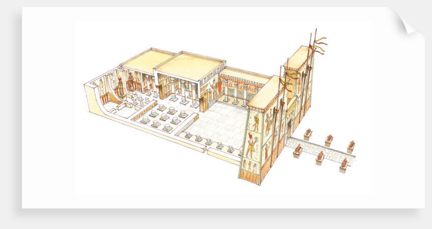 Egyptian Temple by Fernando Aznar Cenamor