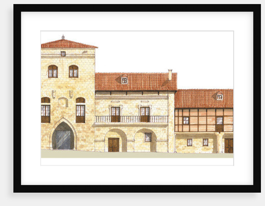 Traditional houses. Santillana del Mar, Cantabria, Spain by Fernando Aznar Cenamor