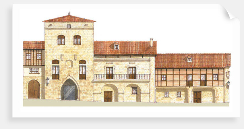 Traditional houses. Santillana del Mar, Cantabria, Spain by Fernando Aznar Cenamor