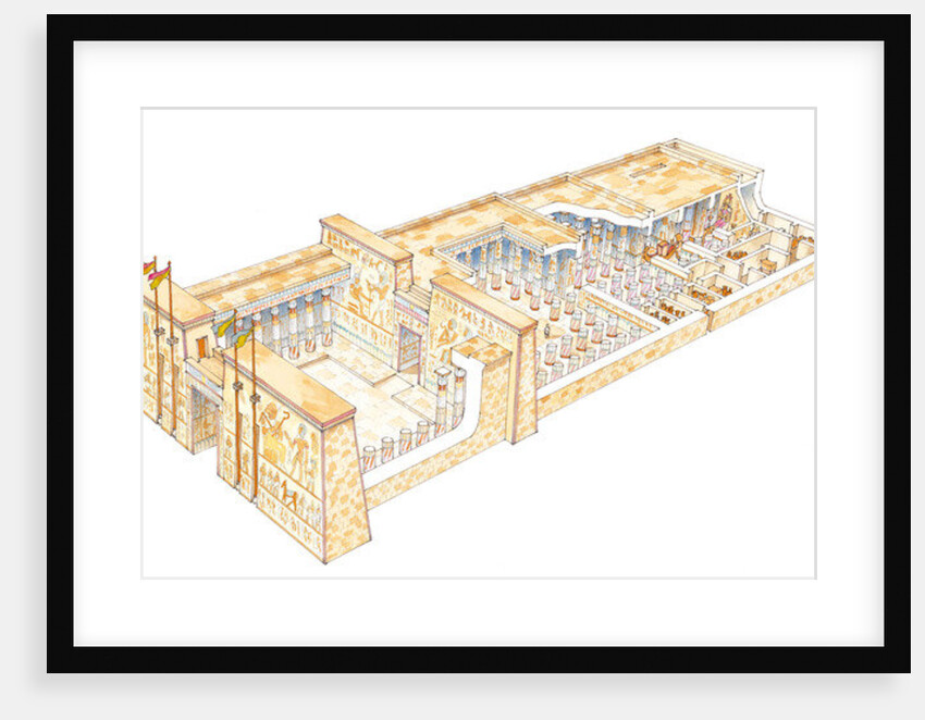 Egyptian Temple by Fernando Aznar Cenamor