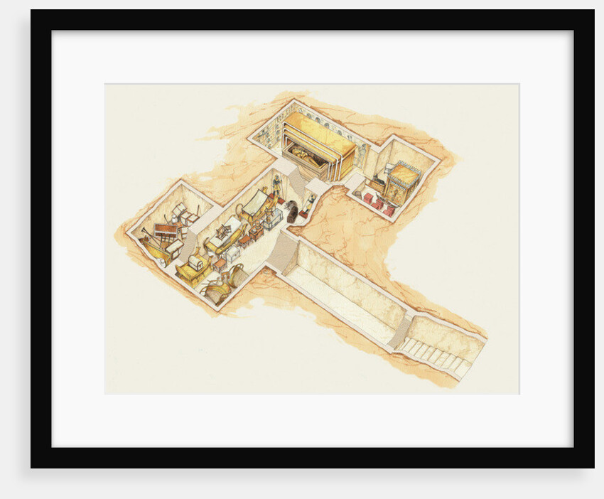 Tutankhamun's Tomb by Fernando Aznar Cenamor