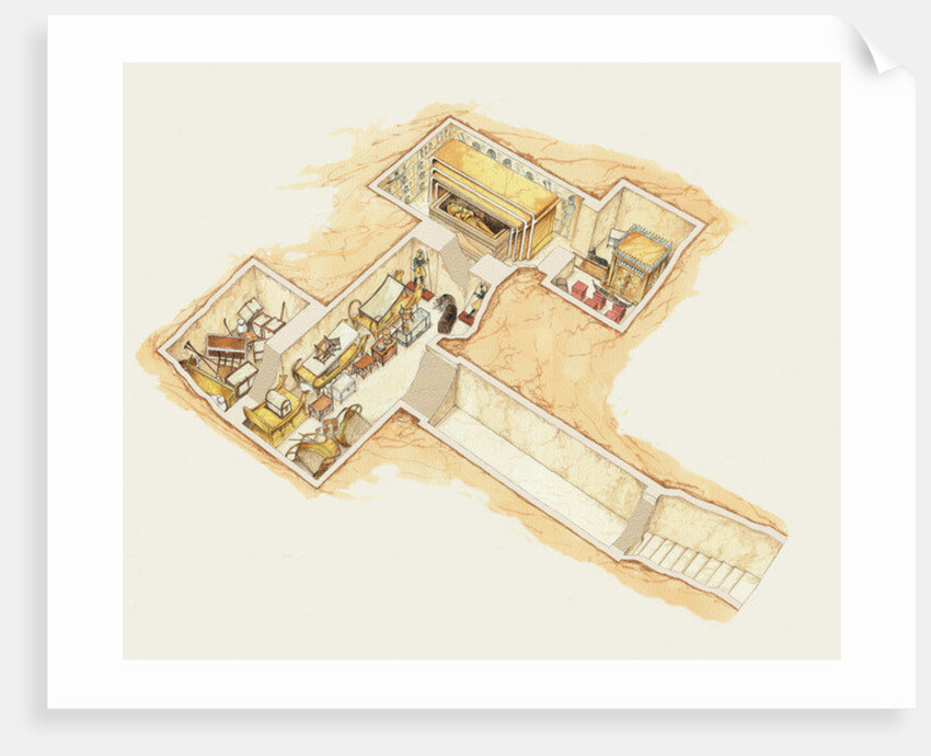 Tutankhamun's Tomb by Fernando Aznar Cenamor