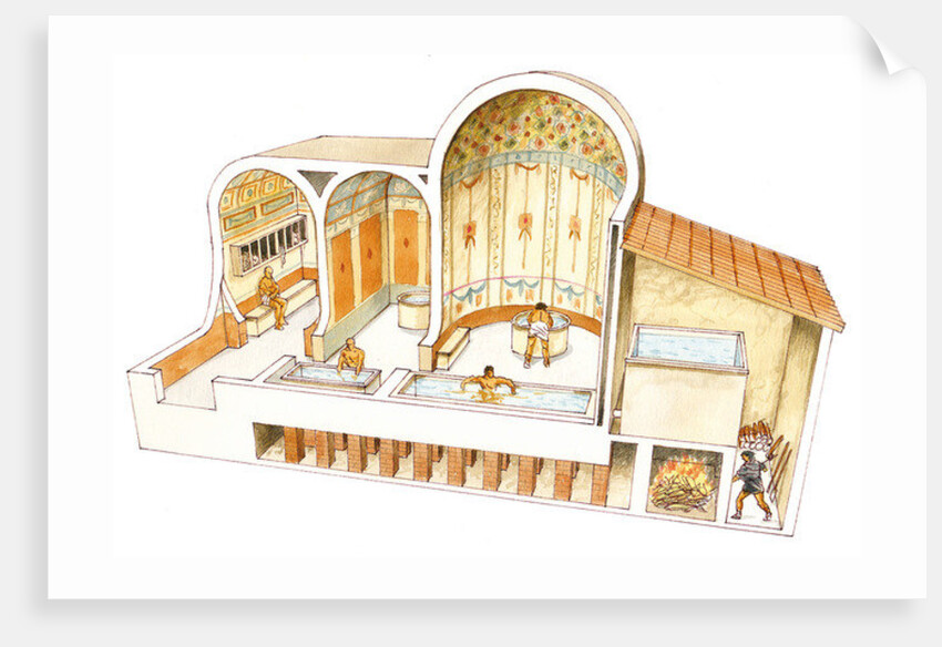 Rome. Private Baths by Fernando Aznar Cenamor