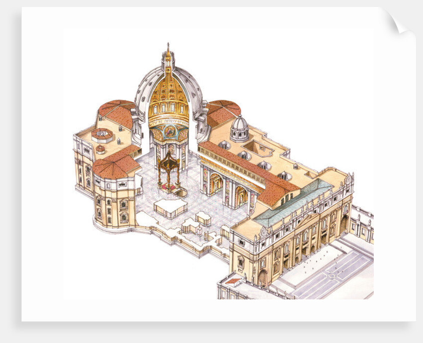 St. Peter's Basilica. Vatican City, Rome. Italy by Fernando Aznar Cenamor