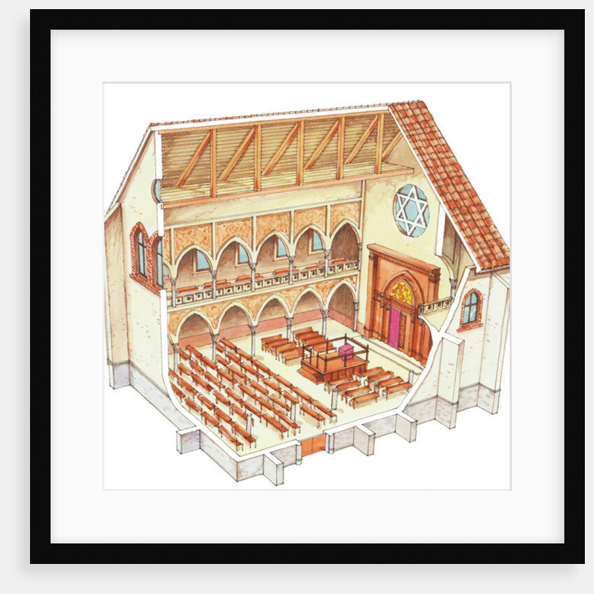 Synagogue. 15th century. Central Europe by Fernando Aznar Cenamor