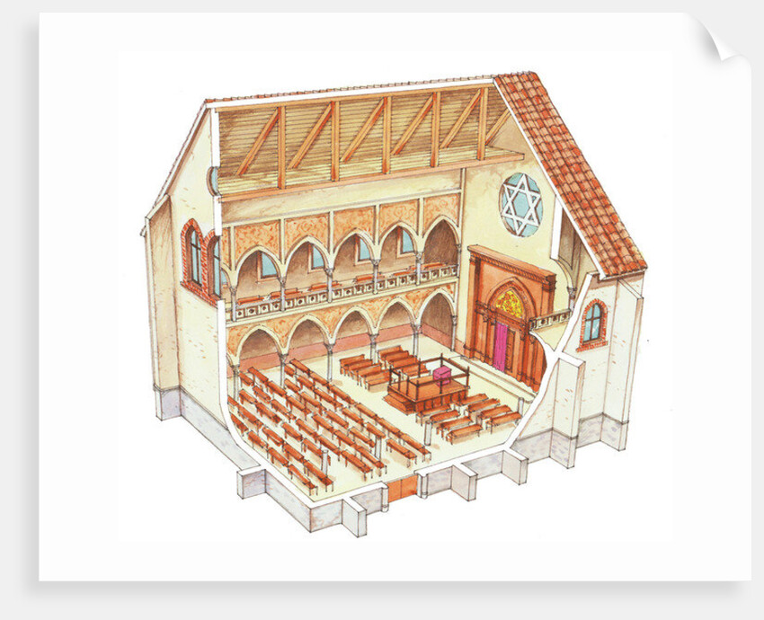 Synagogue. 15th century. Central Europe by Fernando Aznar Cenamor