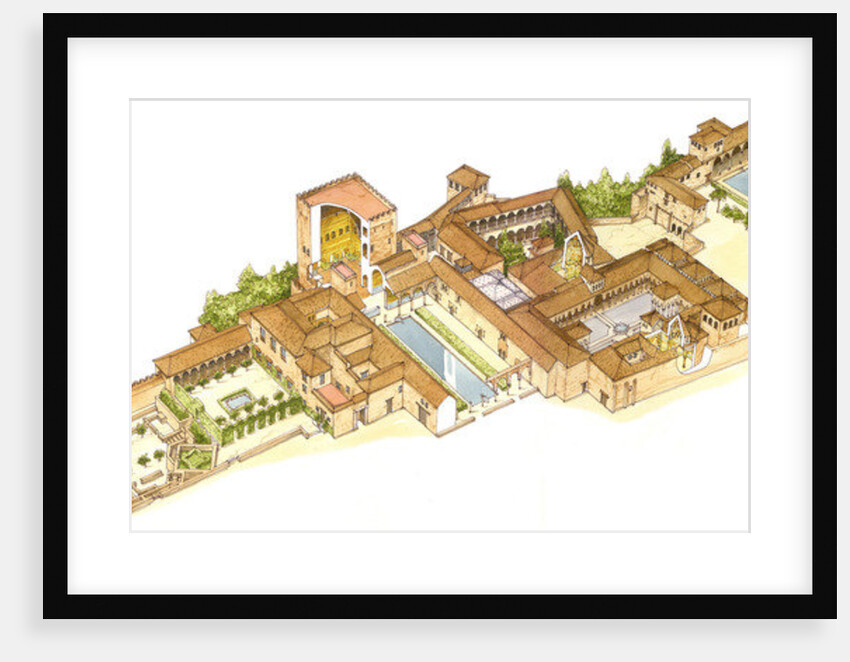 Alhambra, Granada, Spain. Royal palaces by Fernando Aznar Cenamor