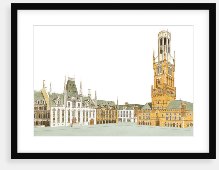 Market Square. Bruges, Belgium by Fernando Aznar Cenamor