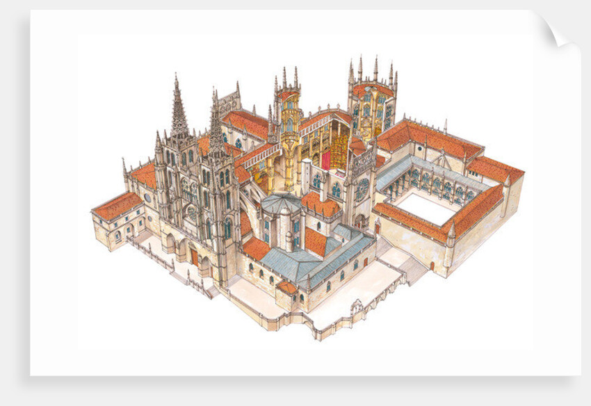 Burgos Cathedral. Spain by Fernando Aznar Cenamor
