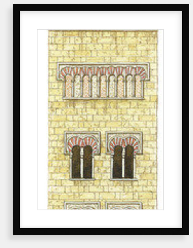 Mosque of Cordoba, Spain. 10th century minaret. Reconstruction by Fernando Aznar Cenamor