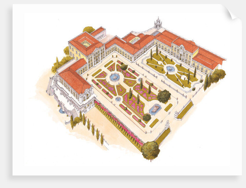 Queluz National Palace. Lisboa, Portugal by Fernando Aznar Cenamor