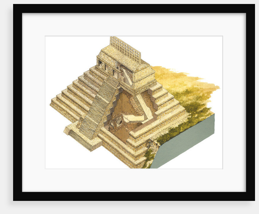 Palenque, Mexico. Temple of the Inscriptions by Fernando Aznar Cenamor