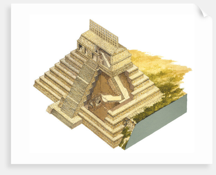 Palenque, Mexico. Temple of the Inscriptions by Fernando Aznar Cenamor