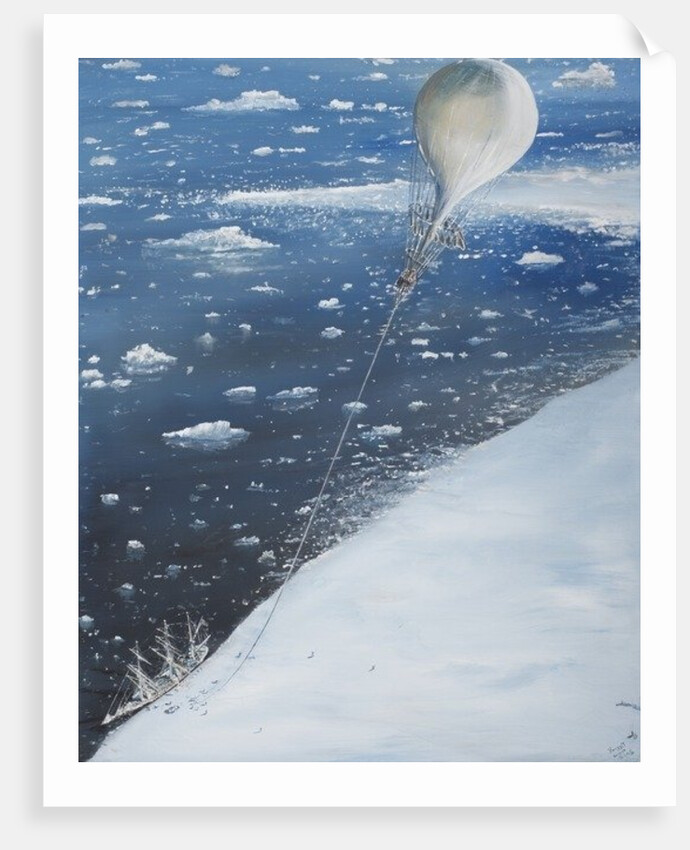 Antarctica's first Aeronaut Captain Scott 4th February 1902, 2005 by Vincent Alexander Booth